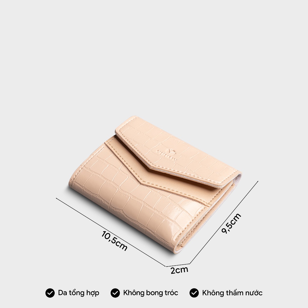 Ví da nữ dáng ngắn thời trang YUUMY Seasand YV88