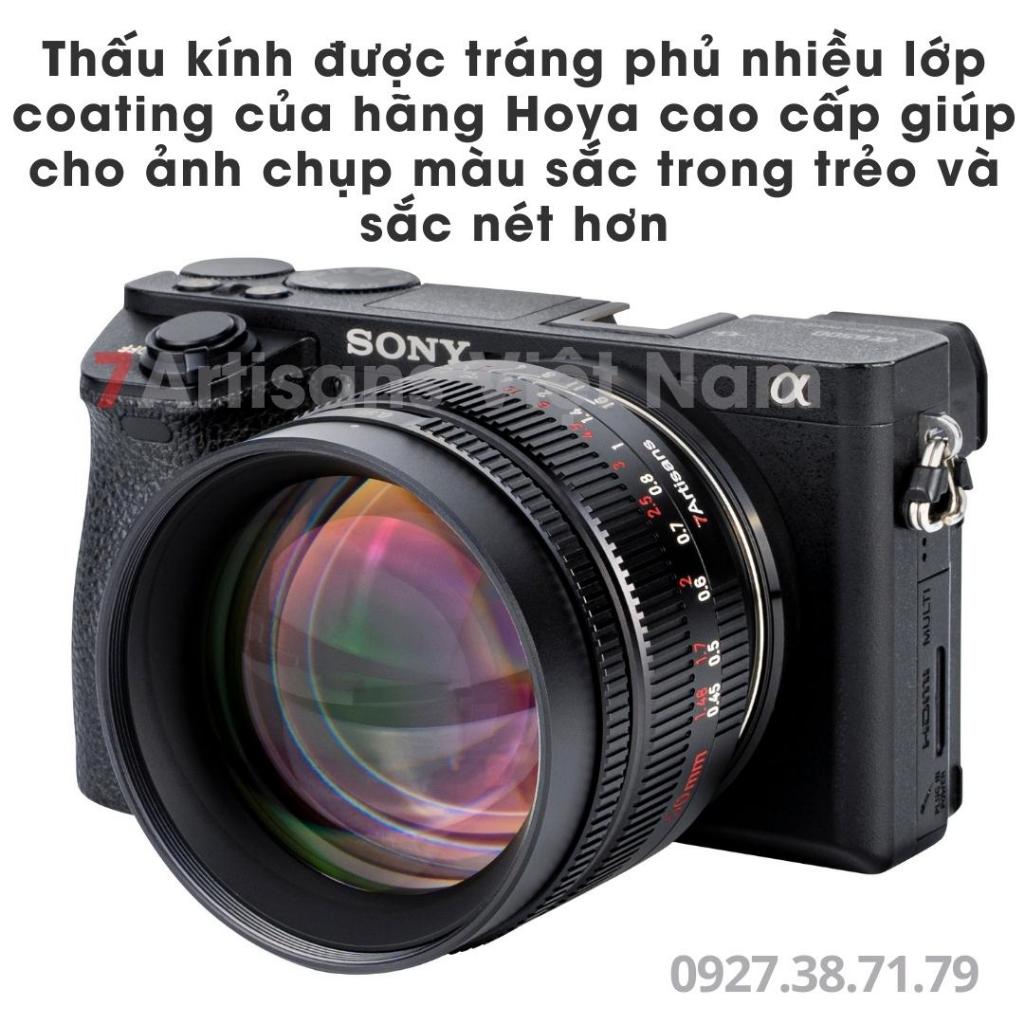 Ống kính 7Artisans 50mm F0.95 - Lens chân dung xoá phông mù mịt : Fujifilm, Sony, Canon EOS M, Canon R, Nikon Z và M4/3