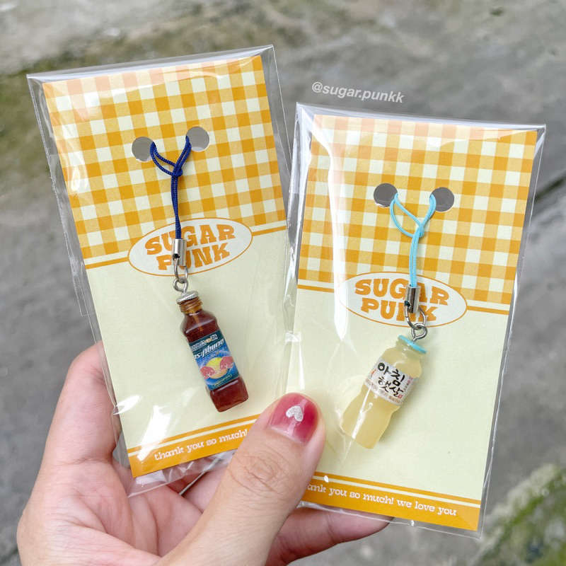 MÓC KHOÁ NƯỚC GIẢI KHÁT 🧃🧋// MINI DRINKS PHONECHARM