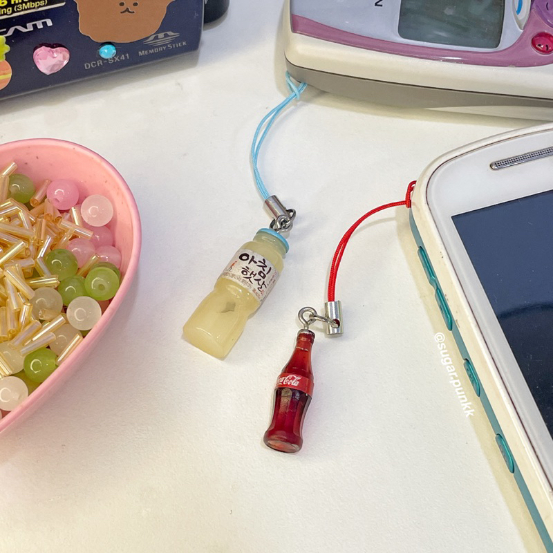 MÓC KHOÁ NƯỚC GIẢI KHÁT 🧃🧋// MINI DRINKS PHONECHARM