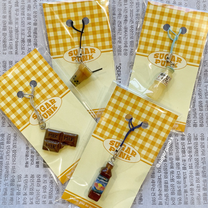 MÓC KHOÁ NƯỚC GIẢI KHÁT 🧃🧋// MINI DRINKS PHONECHARM