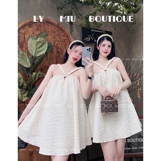 đầm 2 dây yếm. mẫu hot , chuẩn hàng Quảng Châu  B51