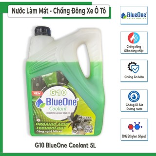 Nước làm mát ô tô g10 5l blueone coolant