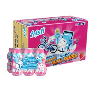 Thùng 48 Chai Sữa chua uống Fristi vị dâu 80ml/chai