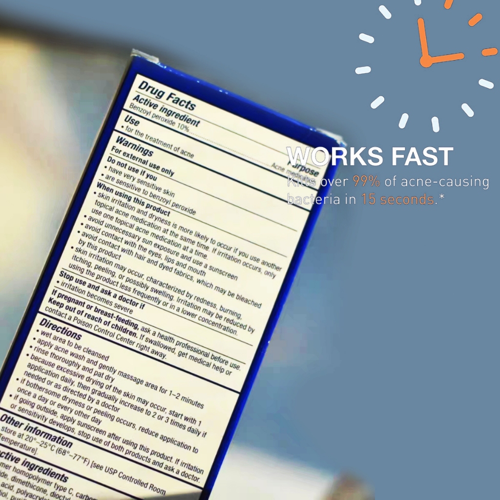 Sữa rửa mặt PanOxyl Acne Foaming Wash Benzoyl Peroxide 10% Maximum Strength 156g