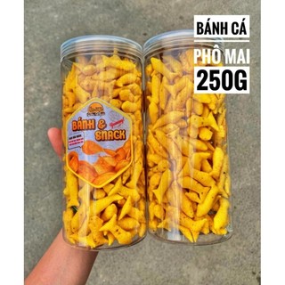 Bánh snack cá phô mai giòn rụm rắc rắc 250gr