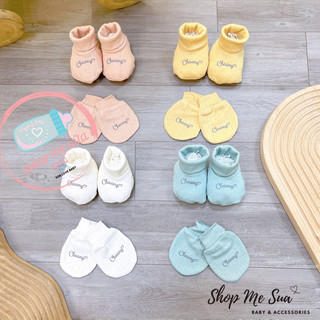 CHAANG Set Bao Tay Bao Chân Cho Trẻ Sơ Sinh Đến 6 Tháng Tuổi