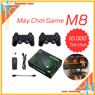 Máy chơi game cầm tay game stick pro M8 lên đến 10,000 game hình ảnh sắc nét kết nối HDMI chơi ổn định mượt mà