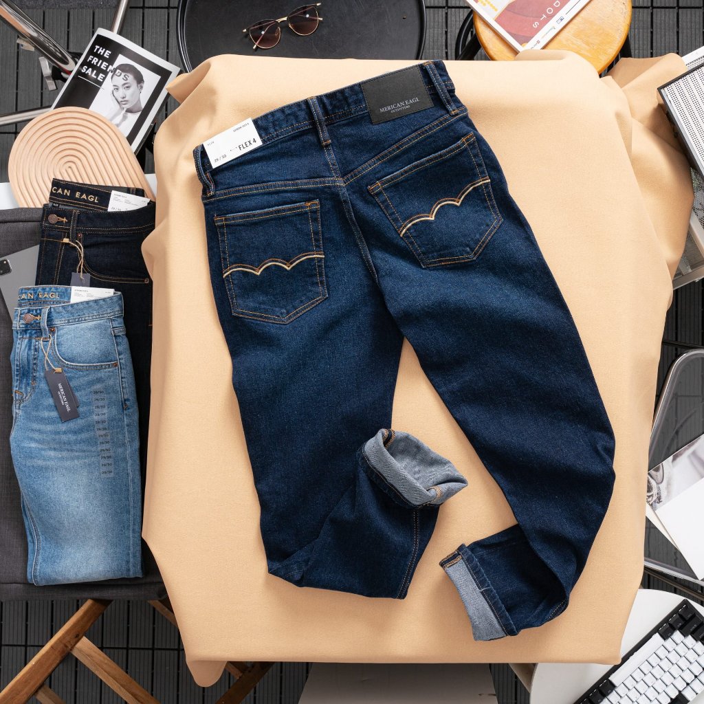 Quần jean dài nam VNXK chất liệu jean mềm mịn co giãn thoải mái có size từ 29-38 từ 50kg đến 95kg - ShopHaiLua