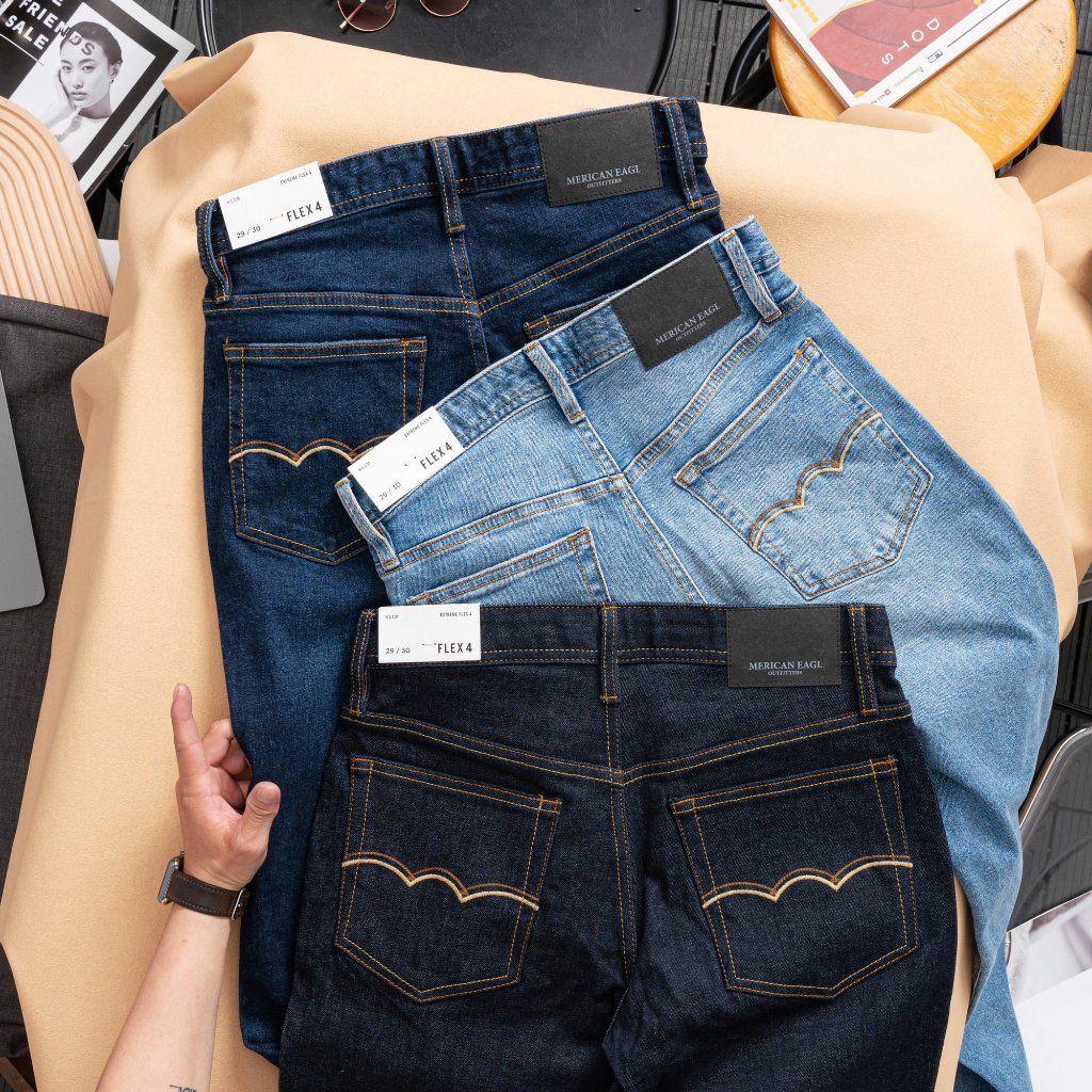 Quần jean dài nam VNXK chất liệu jean mềm mịn co giãn thoải mái size từ 29-38 từ 50kg đến 95kg - ShopHaiLua