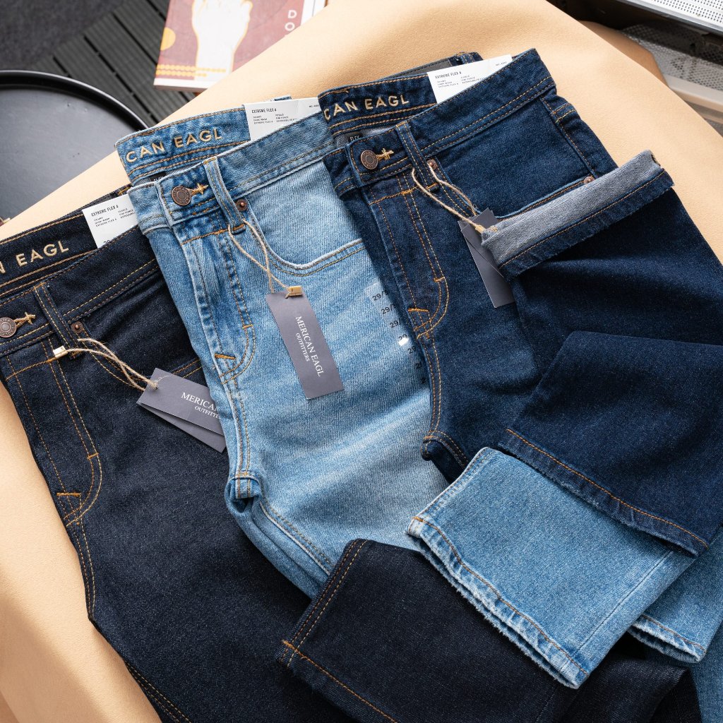 Quần jean dài nam VNXK chất liệu jean mềm mịn co giãn thoải mái size từ 29-38 từ 50kg đến 95kg - ShopHaiLua