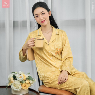 BỘ MẶC NHÀ WINNY 23608 CHẤT LIỆU LỤA