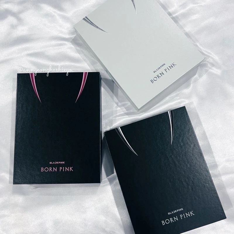 Album Bornpink Blackpink nguyên seal ver grey
