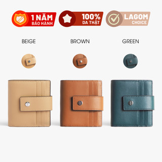 Ví da mini lagom snap wallet