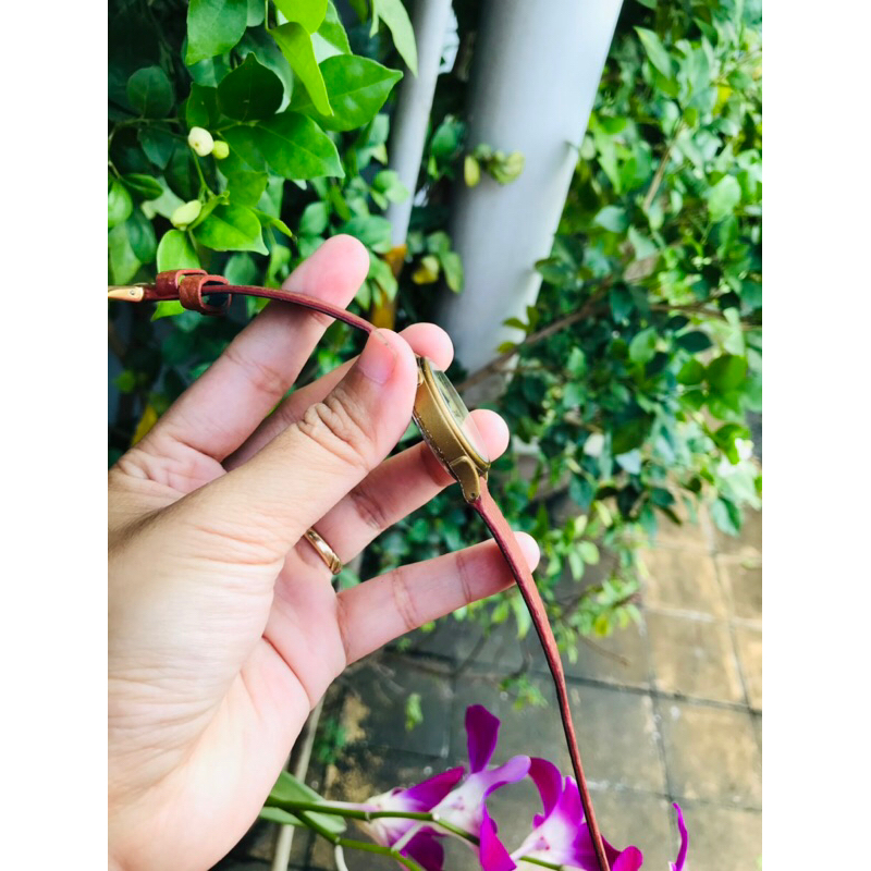 Đồng hồ nữ Alba mặt trăng sao dây da có lịch size 30mm