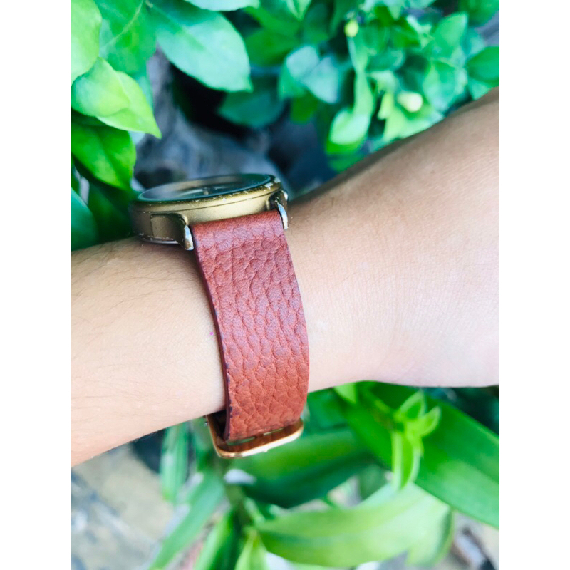 Đồng hồ nữ Alba mặt trăng sao dây da có lịch size 30mm