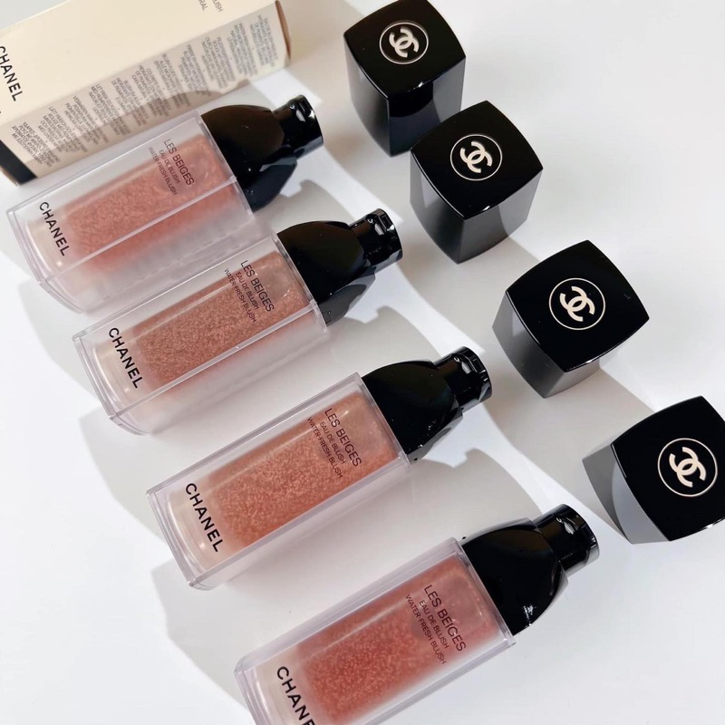 Má hồng CHA.NEL LES BEIGES EAU DE BLUSH WATER FRESH BLUSH Light Peach / Light Pink / Warm Pink / Intense Coral