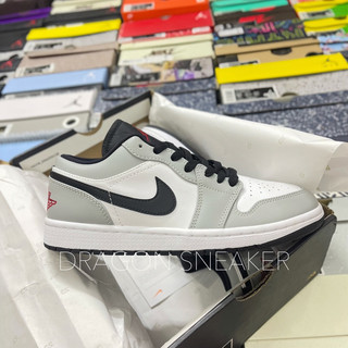 giày cổ thấp Air Jordan 1 low light grey smock | Bản cao cấp