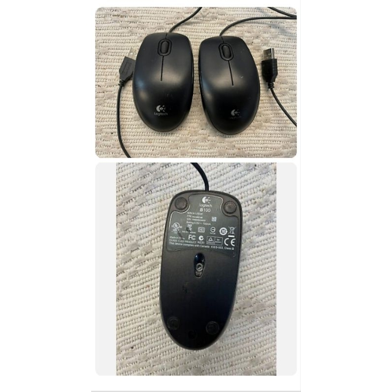 Thanh lý chuột Logitech B100 chính hãng + tặng kèm lót chuột Logitech