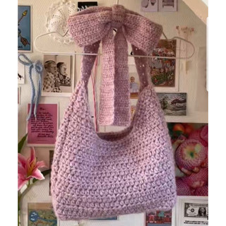 Túi nơ handmade tặng kèm nơ cài🎀 ảnh thật ở phía sau ạ 🥰