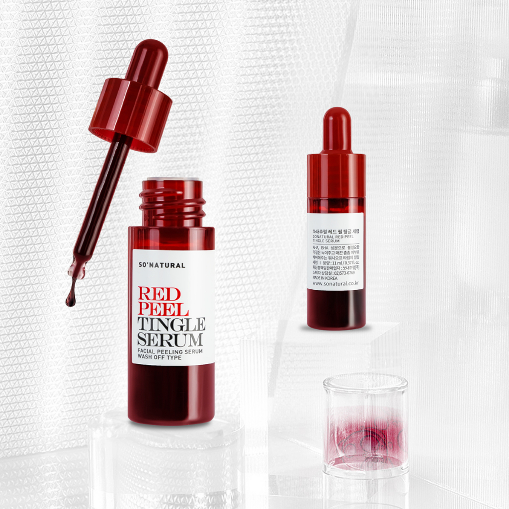 [PHIÊN BẢN MỚI 11ml] Tinh Chất Tái Tạo Da So’ Natural Red Peel Tingle Serum (35ml)