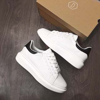 Giày thể thao sneaker Domba gót đen H-9111 cho Nam và nữ (phối đồ đa dạng: jean, váy, crotop,..)