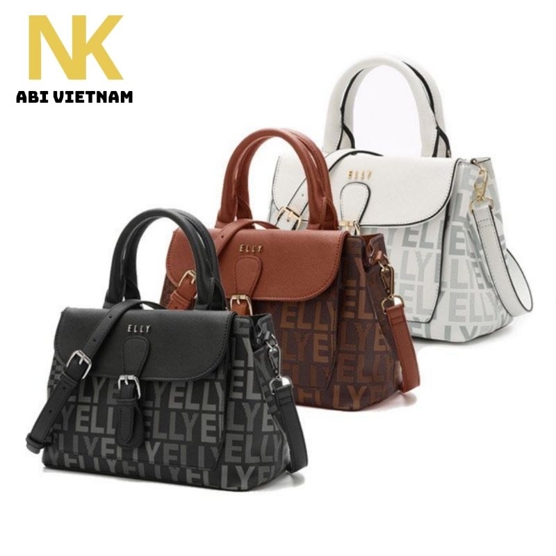 TÚI XÁCH ABI - ELLYTúi Xách Nữ Monogram Canvas ELLY - ABI ( HÀNG CHÍNH HÃNG)