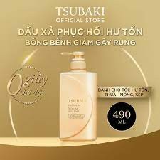 Dầu Xả Phục Hồi Hư Tổn, Ngăn Rụng Tóc Tsubaki Premium Repair Conditioner 490ml
