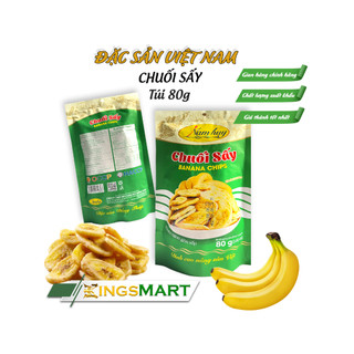Chuối Sấy Không Đường - Thương hiệu Nam Huy - Đặc sản Đồng Tháp - Kingsmart