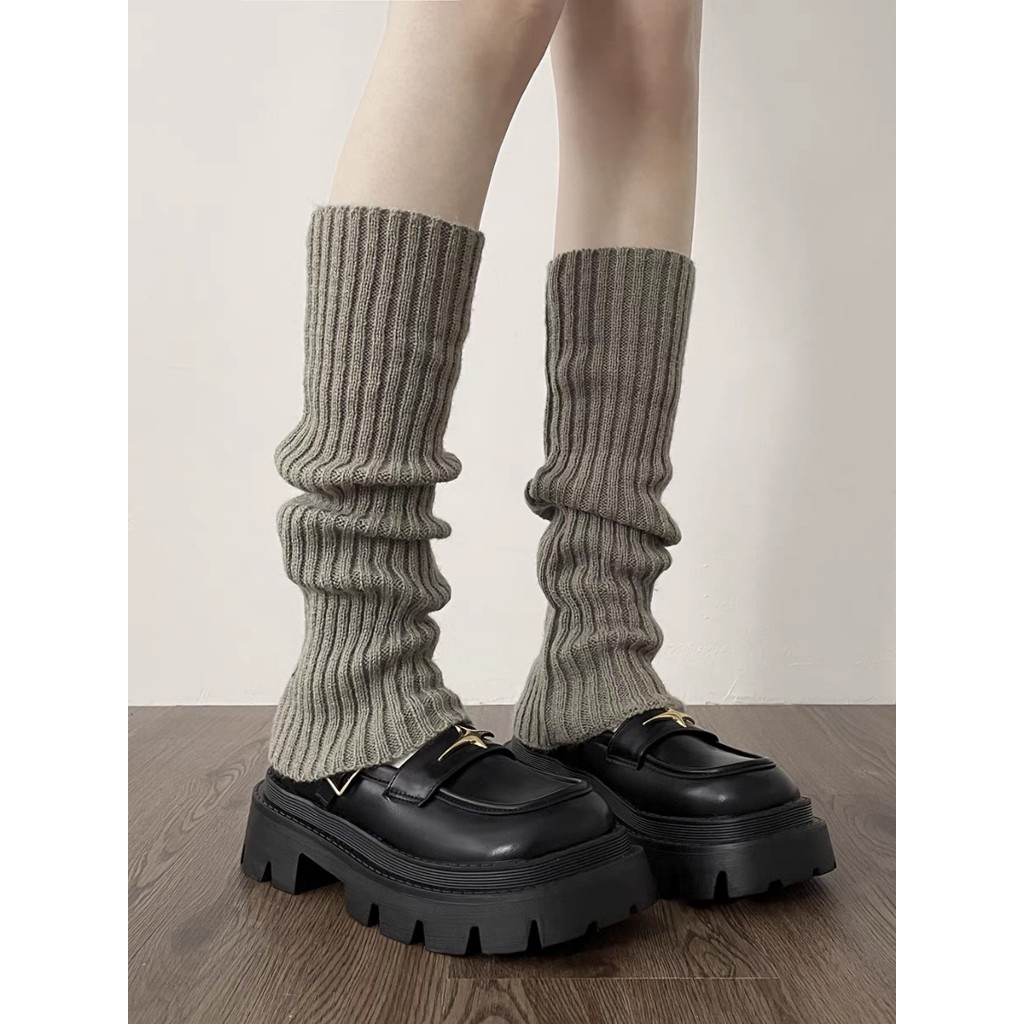 Giày Lolita Nữ Tia Sáng Mary Quai Cài Thời Trang Mới Hot Da Dáng Oxford Màu Đen/Kem Học Sinh Độn Đế Cao 5cm