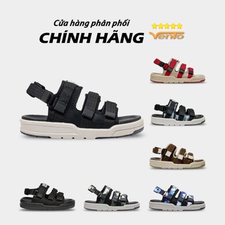 [Chính Hãng] Giày Sandal Vento Nam Nữ - NV1001BG Xám phối đen