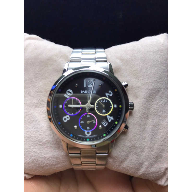 ⌚️Đồng hồ Si Nam Nữ 6 Kim. Pin năng lượng, Kim trôi hiệu Wicca Citizen 🇯🇵. Hàng đã qua sử dụng