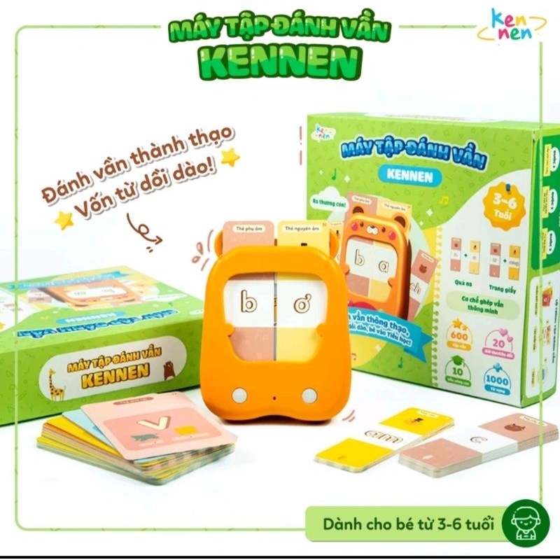 Máy Tập Đánh Vần Kennen Giúp Bé Dễ Dàng Đánh Vần Thông Thạo, Tự Tin Bước Vào Tiểu Học, Bảo Hành 6 Tháng