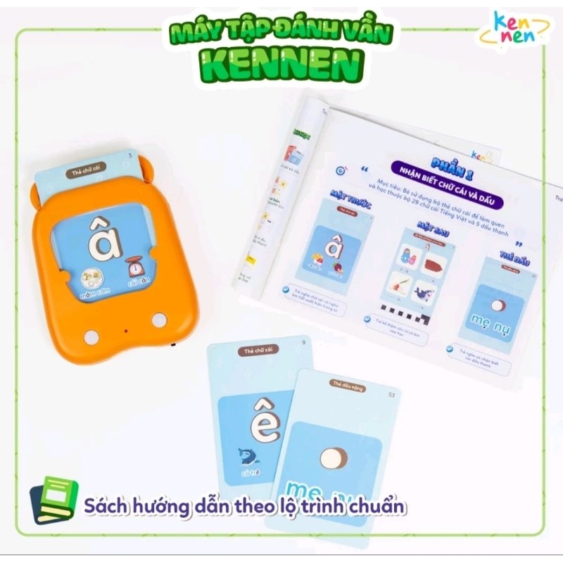 Máy Tập Đánh Vần Kennen Giúp Bé Dễ Dàng Đánh Vần Thông Thạo, Tự Tin Bước Vào Tiểu Học, Bảo Hành 6 Tháng