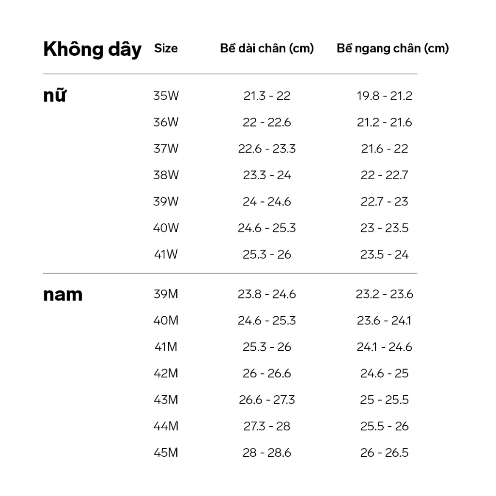 Giày Một da Đá không dây