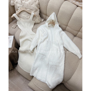 Set len choàng lông thỏ 23'September Clothes