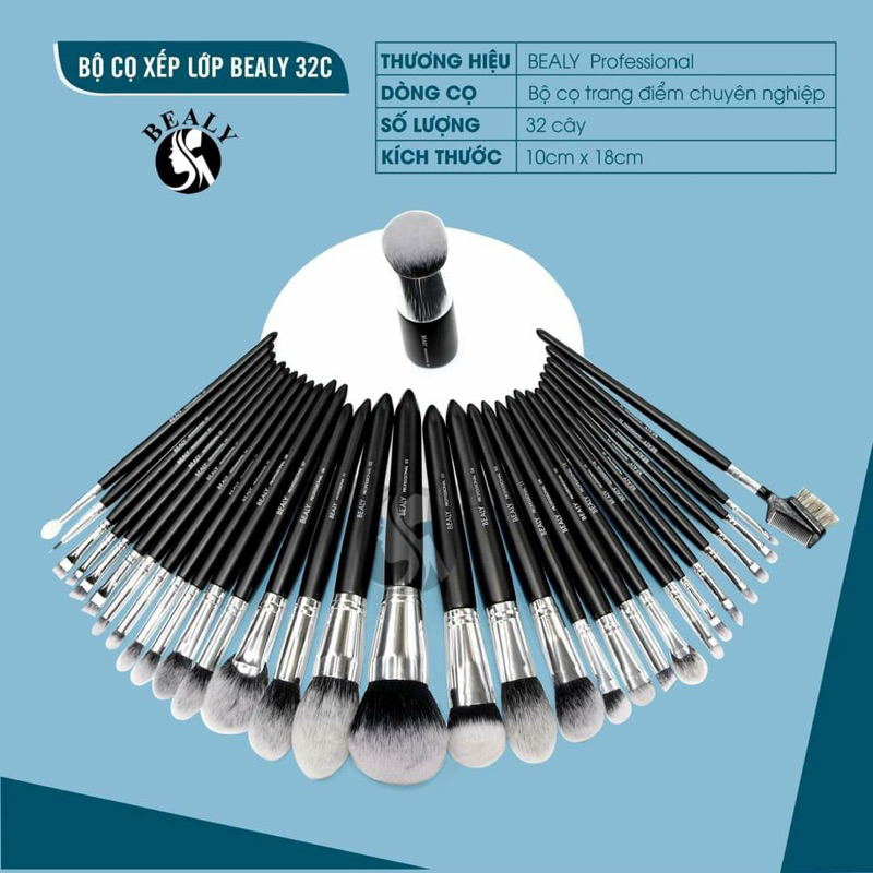 Bộ cọ chuyên nghiệp Bealy 32 cây