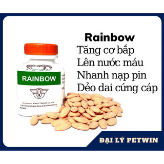 Rainbow nuôi gà đá chính hãng 100% thái lan hủ 100 viên