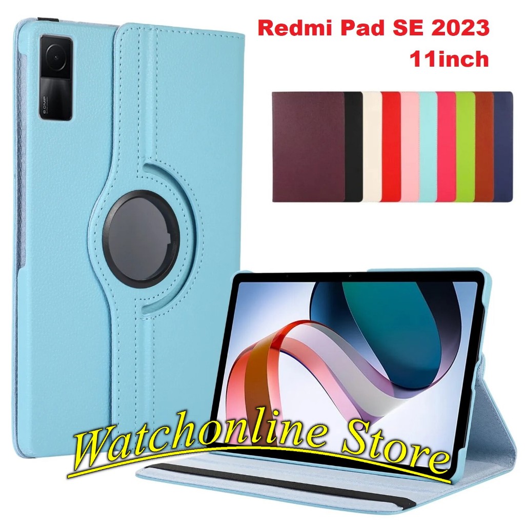 Bao Da Nắp Gập Xoay 360 Xiaomi Redmi Pad SE 11inch 2023 gấp dựng thông minh
