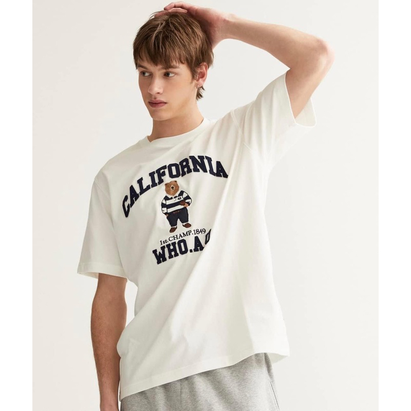 Áo Thun WHOAU Hoạ Tiết Steve WHRAC2311U
