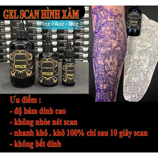 Gel scan hình xăm Stick 8oz siêu bám