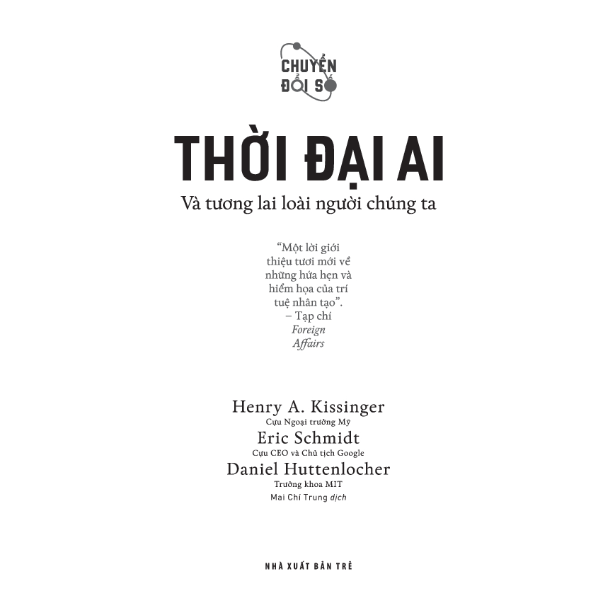 Sách - Thời Đại AI Và Tương Lai Loài Người Chúng Ta