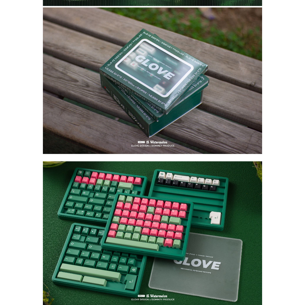 Bộ nút bàn phím cơ | Domikey x Glove Watermelon Keycap