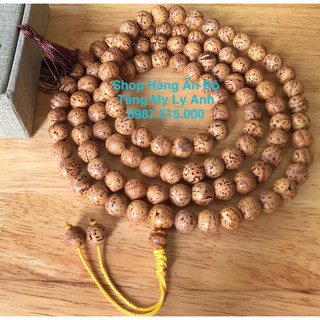 Chuỗi vòng 108 hạt Bồ Đề Ấn Độ (10ly-12ly)