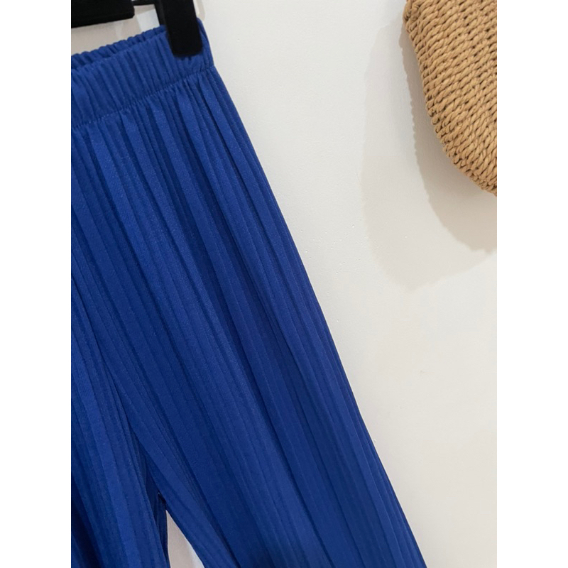 Quần dập ly xanhcoban siêu xinh eo 60-76