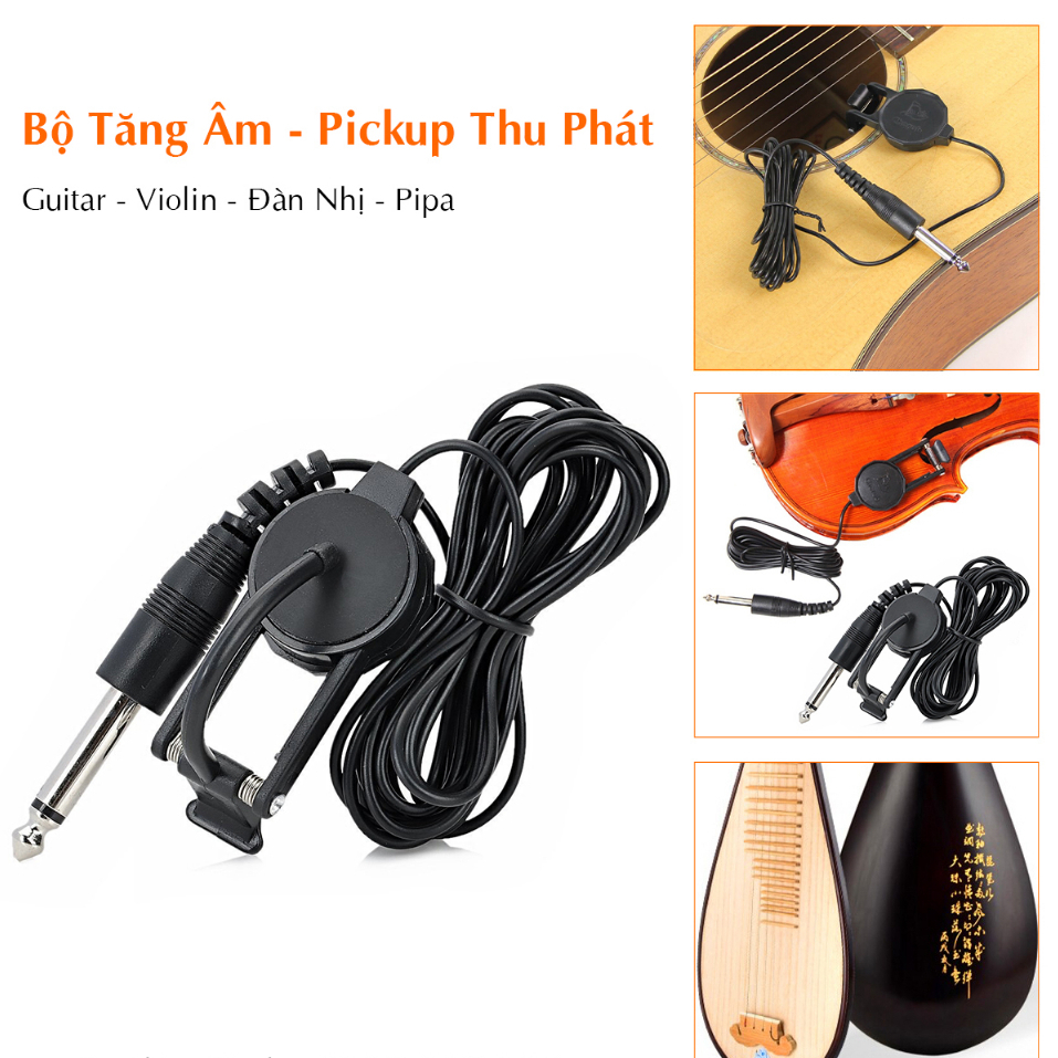 Bộ Tăng Âm – Pickup CP-60V – Bộ Thu Phát Chuyên Dùng Cho Guitar, Violin, Đàn Nhị, Pipa