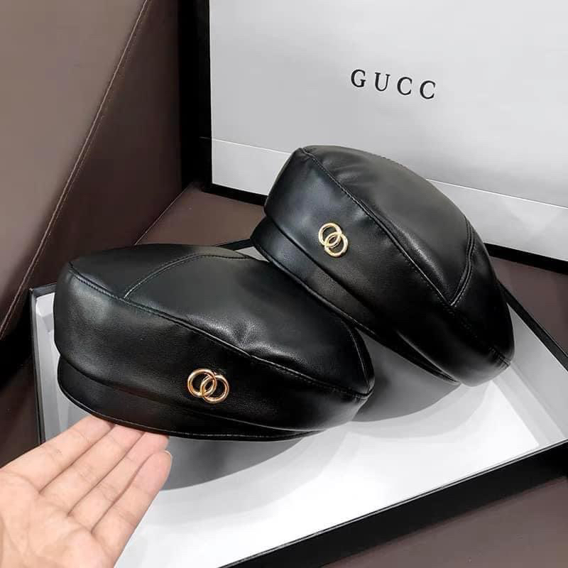 2END Mũ nồi da các hãng cho nữ dáng cơ bản, có dây điều chỉnh