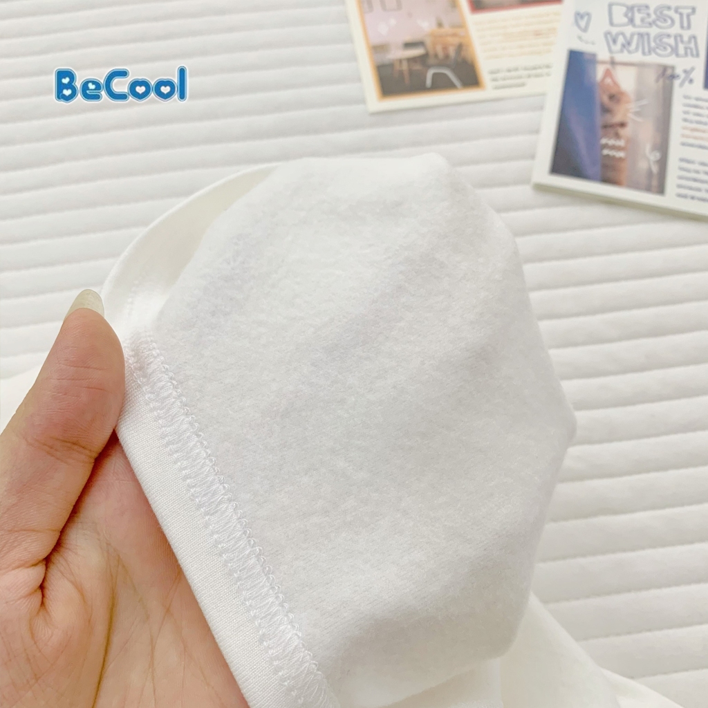 Áo Giữ Nhiệt MẶT CƯỜI Cho Bé Trai, Bé Gái Chất Coton Gân Cho Bé Yêu 8-27kg