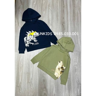 Áo nỉ bông bé trai hoodie 2 màu