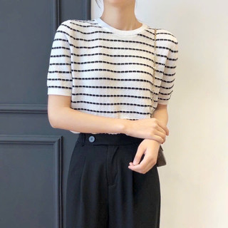 Áo Phông kẻ chất Thun tổ  ong  cho mùa thu cực đẹp xịn trẻ trung lăng động đủ size cho khách ạ